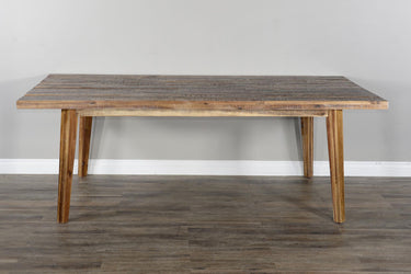 Havana 86" Rectangular Dining Table - Rustic Cognac