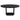 Leandro 60" Round Dining Table - Burnished Black