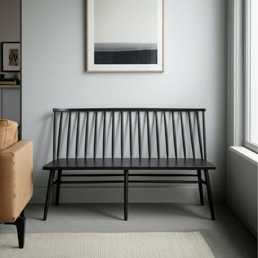 Felix Windsor Back Bench - Black