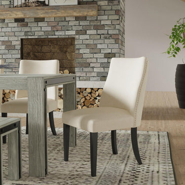 Kensington Parson Chair - Cream/Black