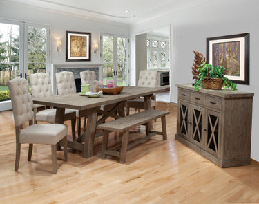 Newberry Upholstered Side Chair -Weathered Natural