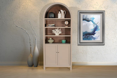 Sunny Designs Arched Top Cabinet w/Doors - Pavestone