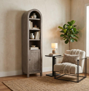 Sunny Designs Small Arched Cabinet w/Door - Wheat
