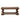 Sedona Four Pedestal Cocktail Table - Kona Brown
