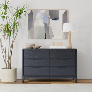 Cove Collection Six Drawer Dresser - Vintage Black