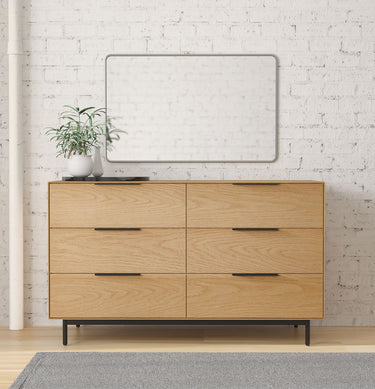 Akira Mid Century Modern Dresser - Natural