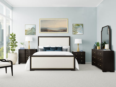 Lydia Upholstered Panel Bed