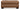 Carianna Leather Ottoman - Caramel