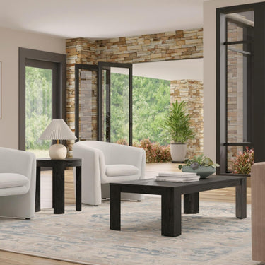 Carter Rectangular Coffee Table - Black