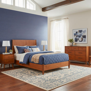 Flynn Panel Platform Bed - Chestnut