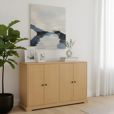 Griffin Four Door Sideboard - Natural