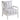 Blanchett Upholstered Coastal Accent Chair - White/Blue