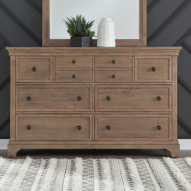 Haven Hills Seven Drawer Dresser - Camel Beige