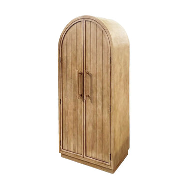 Serafina Tall Arched Cabinet - Natural