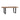 Fletcher 86" Live Edge Rectangular Dining Table - Brown