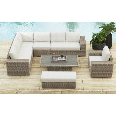 Carmona Outdoor Swivel Club Chair - Natural
