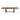 Grammercy Trestle Extension Table - Weathered Brown
