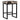Abilene Cowhide Backless Counter Stool - Black/Cowhide