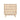 Gia Collection Five Drawer Chest - Light Driftwood