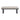 Playa Outdoor Dining Bench - Black/Beige