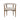 Round Curved Back Dining Chair - Natural/Boucle