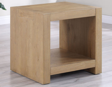 Aubrey Square End Table - Driftwood