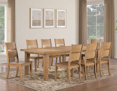 Sommerset Solid Wood Ladderback Side Chair - Rustic Oak