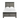 Wade Panel Bed - Grey