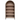 Calliope Arched Top Wood Bookcase - Natural