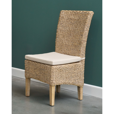 Wicker Dining Chair - Woven Washed