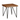 Live Edge End Table - Light Walnut