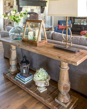 Stratford Console Table - Reclaimed Solid Wood