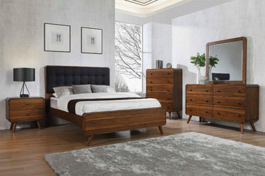 Robyn Collection Upholstered Platform Bed
