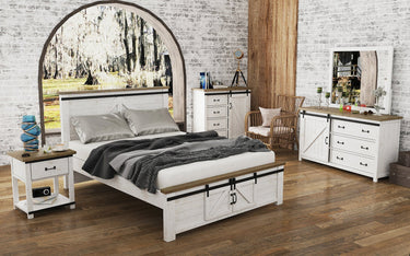 Provence Collection Three Drawer Dresser w/Door